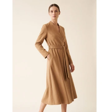 Sukienka Wrap Camel